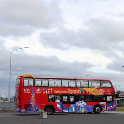 Hop-On/Hop-Off Doppeldecker-Bus